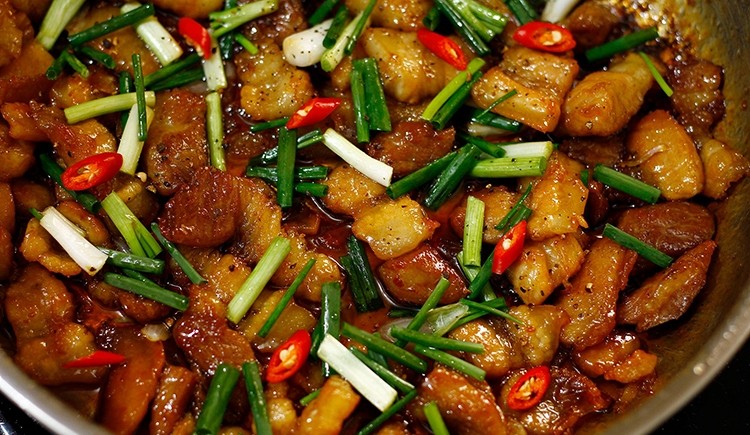 Thịt rang